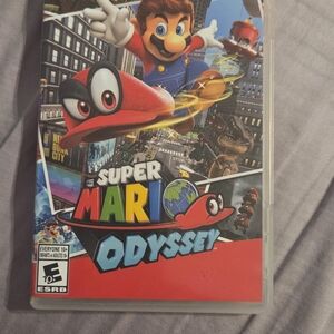 Nintendo Red and Blue Super Mario Odyssey Game